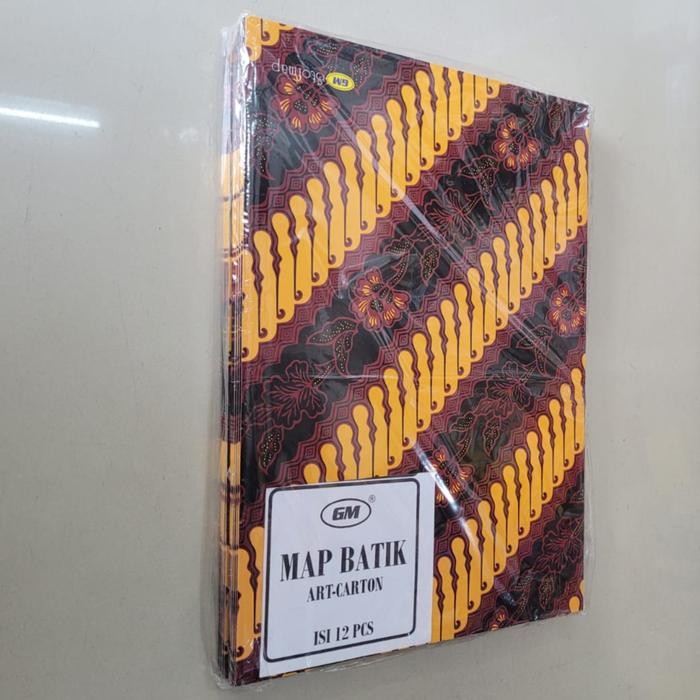 

Map Batik Art Karton Gm F4 Folio - 1 Pack Isi 12 Pcs
