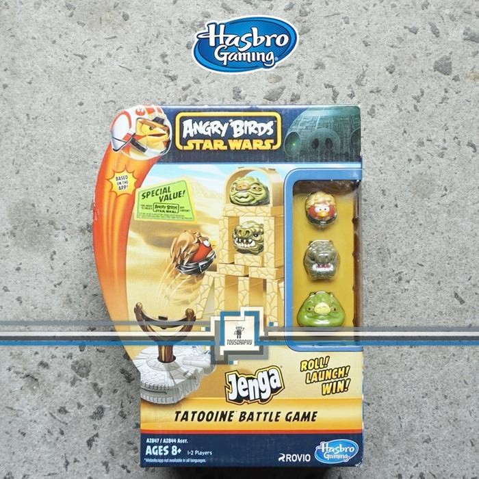 Angry Birds Star Wars Jenga Tattooine Battle Game Hasbro Gaming