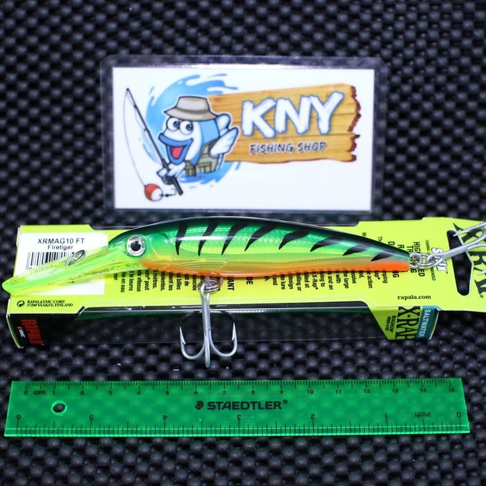 Rapala XRAP 11cm 21gr Magnum 10 FIRE TIGER lidah panjang trolling