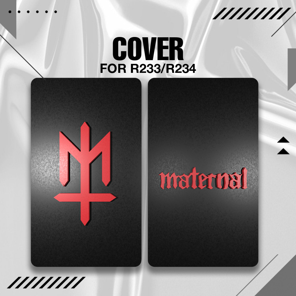 CASE PELINDUNG MATERNAL R233 R234 BLACK RED