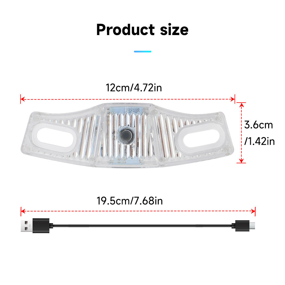 Bicycle Wheel Light 20 Mode Battery Powered Rechargeable Waterproof Bike Wheel Spoke Light Easy