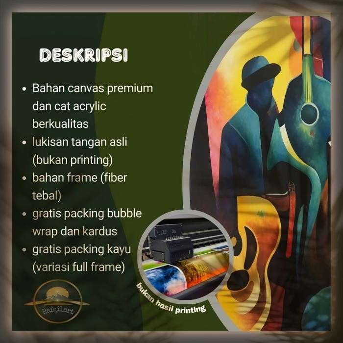 Lukisan Dinding Kanvas Pemandangan Laut Modern Hand Made Lukisan Ombak Laut Varian Frame