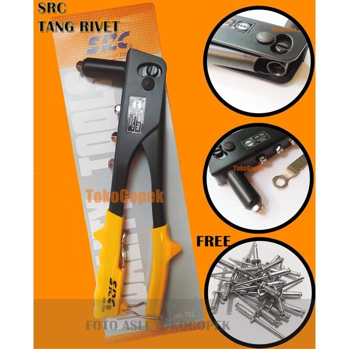 SRC HAND RIVETER HR 702 - TANG RIVET - TANG RIPET - TEMBAKAN PAKU