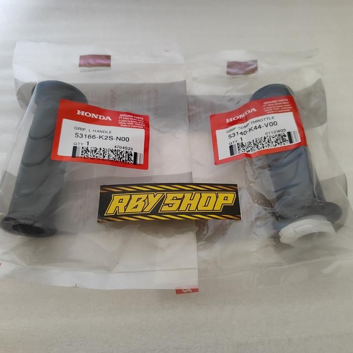 Hand Grip Stang Motor Honda Vario 125 150 Beat Scoopy Original Honda