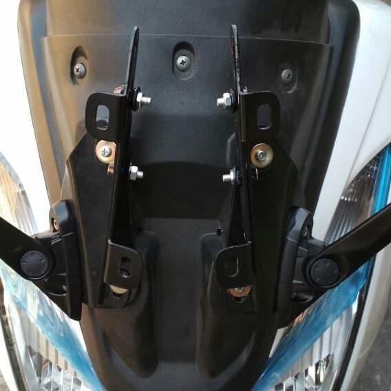 Breket Windshield + Dudukan Spion R25 Yamaha Lexi