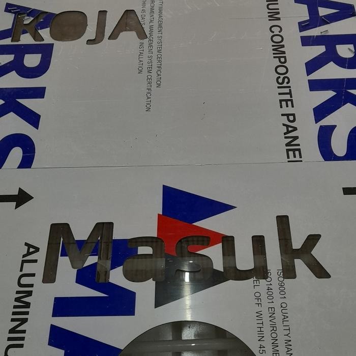 Pylon Sign Totem Sign Huruf Timbul Huruf Timbul Akrilik