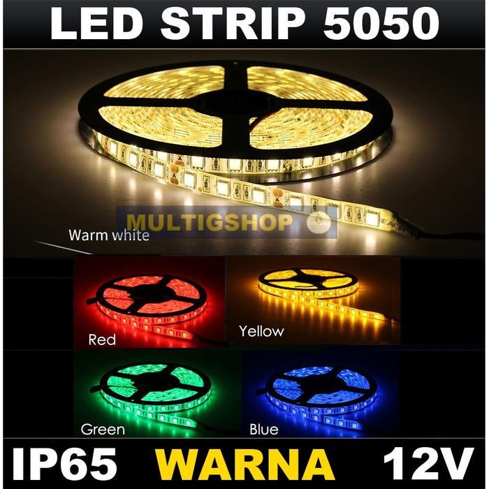 [Expert] LED STRIP 5050 IP65 12V Mata Besar
