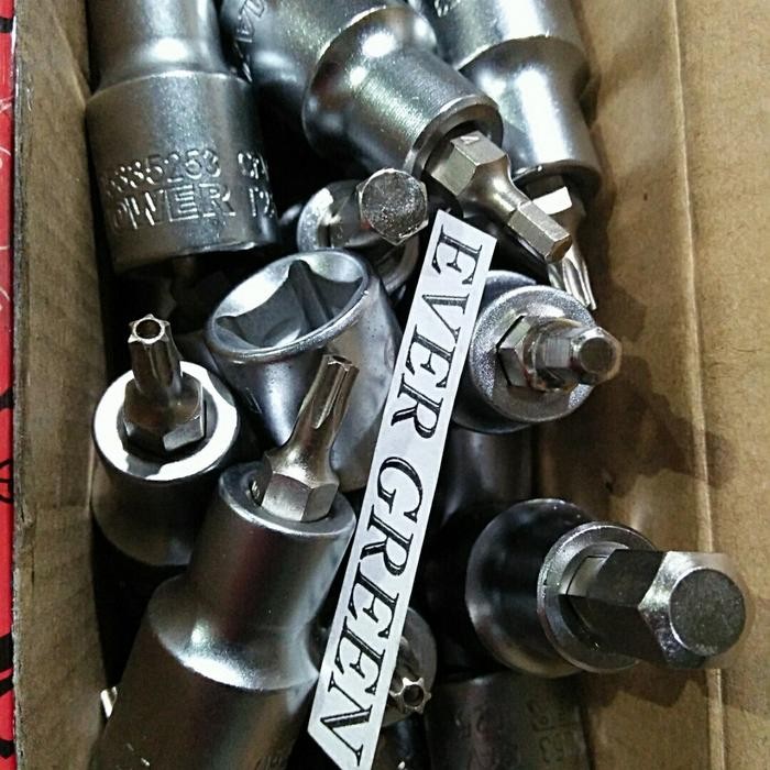 Mata Kunci Shock L 4 5 6 8 10 12 mm Sok Bintang T 25 27 40 45 55 60 70