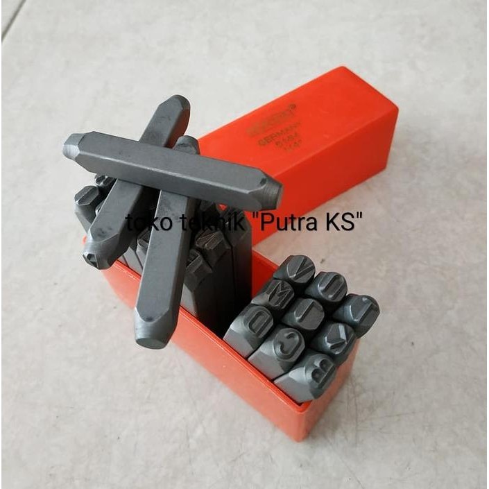 Alat Ketok Huruf / Alat Untu Memperbaiki Nomor Mesin Ukuran 6mm