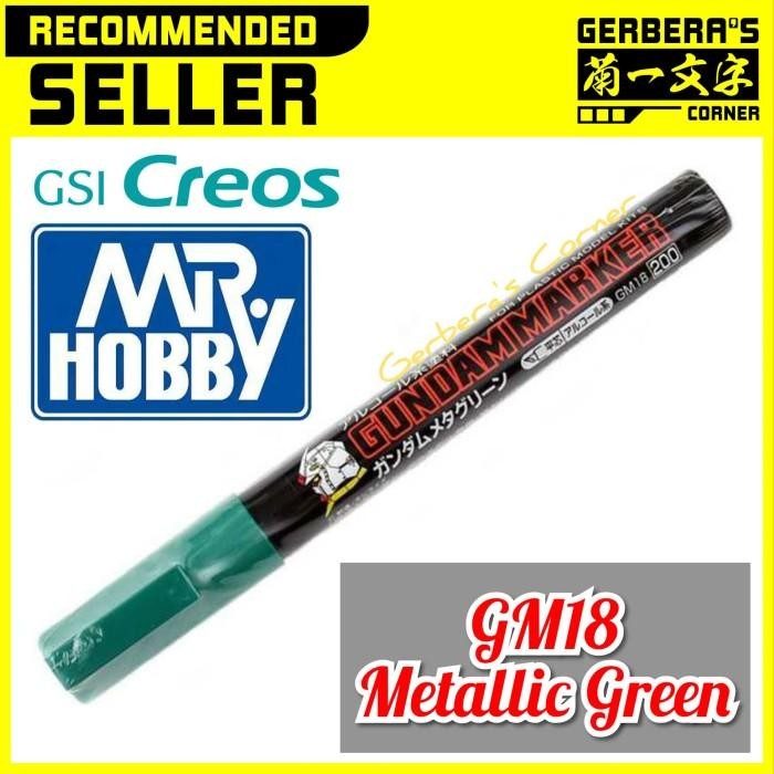 

Gundam Marker Metallic Green GM18 - Marker Gundam Mr Hobby Creos