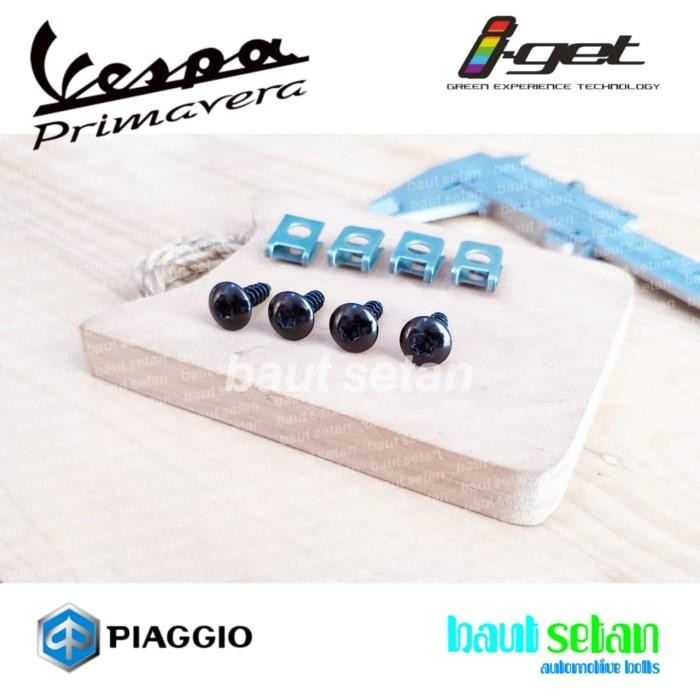 Baut Set Cover Tutup Aki Vespa Matic Primavera 150 I-Get Non ABS
