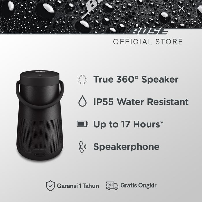 Bose SoundLink Revolve Plus II Portable Bluetooth Speaker - Black