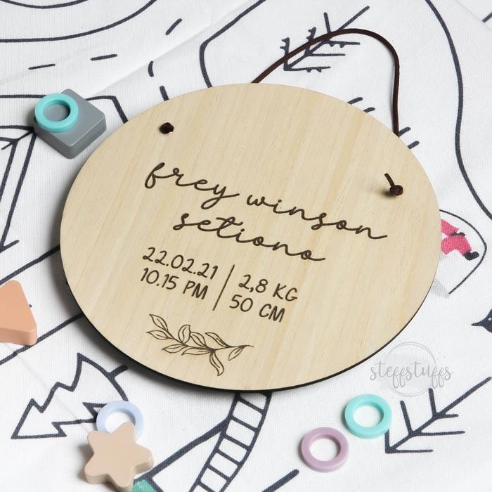 FREY BABY BIODATA biodata bayi Kelahiran newborn baby announcement