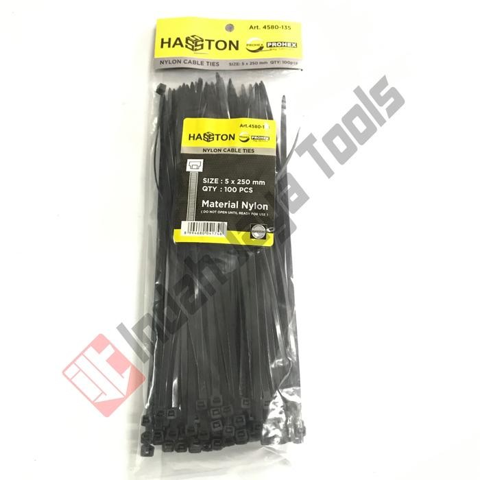 

PROHEX Cable Ties 25 cm HITAM Hasston Kabel Tie Pengikat Strap 250 mm