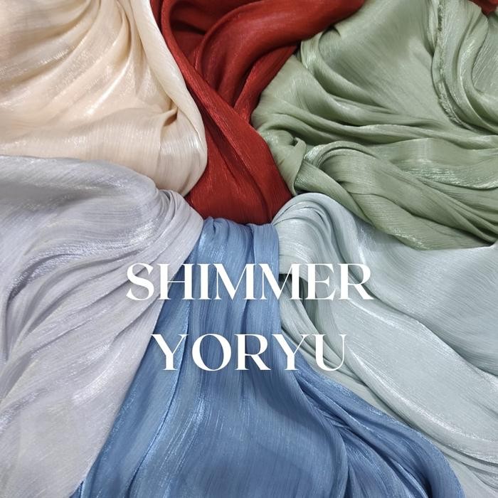 

Kain Shimer yoryu /Kain shimer silk serat jagung /Bahan shimer import