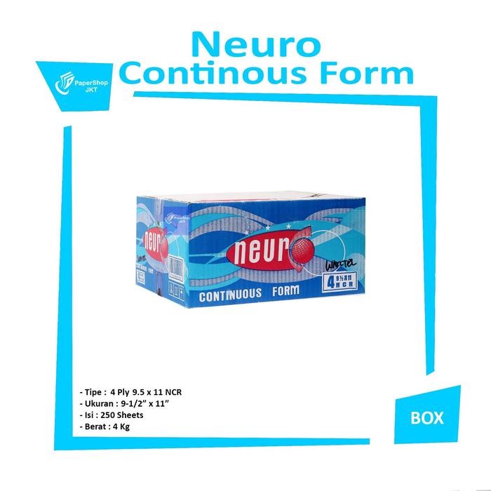 

NEURO Continous Form 91/2 x 11/2 4Ply/2 ( K4 Wartel )