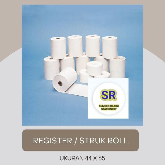 

PAPERPRYNS REGISTER/STROOK STRUK ROLL 44 X 65 mm HVS (@10 Roll)