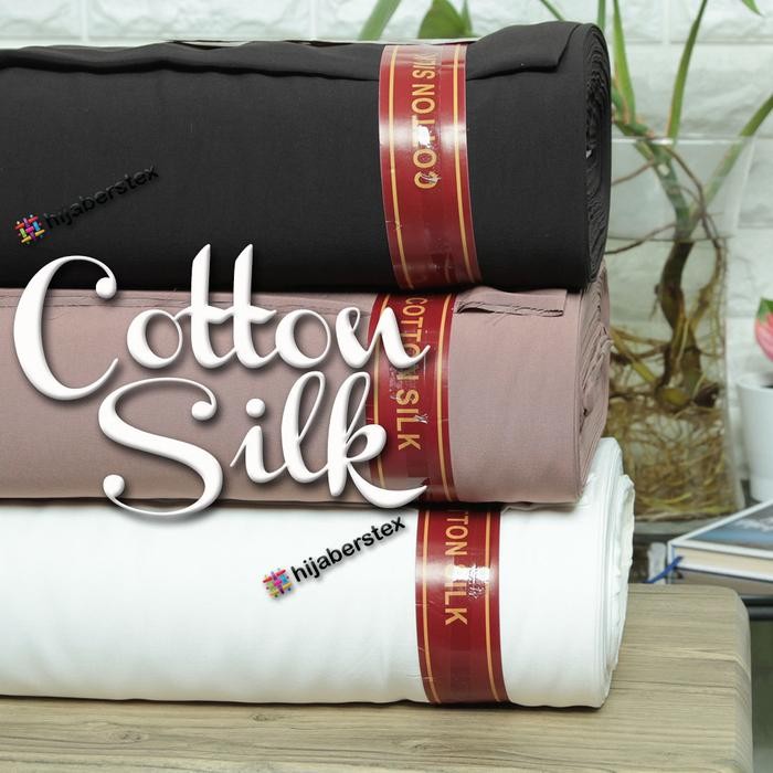 

HijabersTex 1/2 Meter Kain COTTON SILK Katun