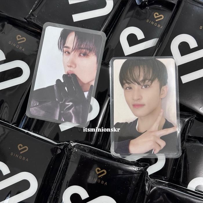 

innersleeve singba 57x89mm round doff glossy clear 50 lembar