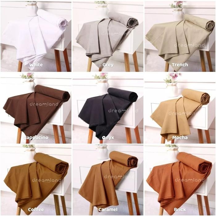 

[DL] DREAMLAND KAIN ECER KATUN KOREA / CVC POLOS PER 0.5 METER STAR DELUXE