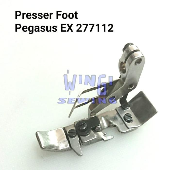

277112 Presser Foot Sepatu Mesin Obras Industri Benang 4 Pegasus EX
