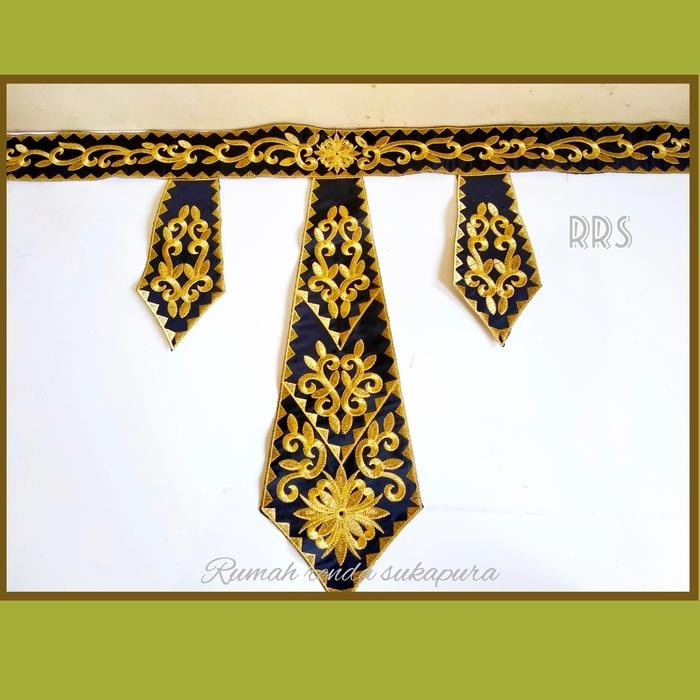 

renda bordir sabuk tari / renda bordir Obi / aksesoris tari