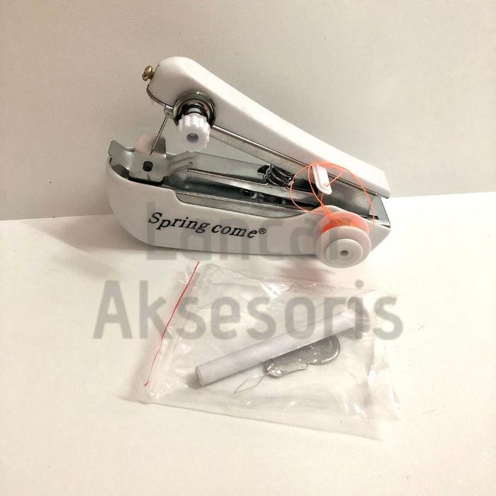 

Mesin Jahit Kecil Tangan Portable Praktis Staples Peralatan Jahit