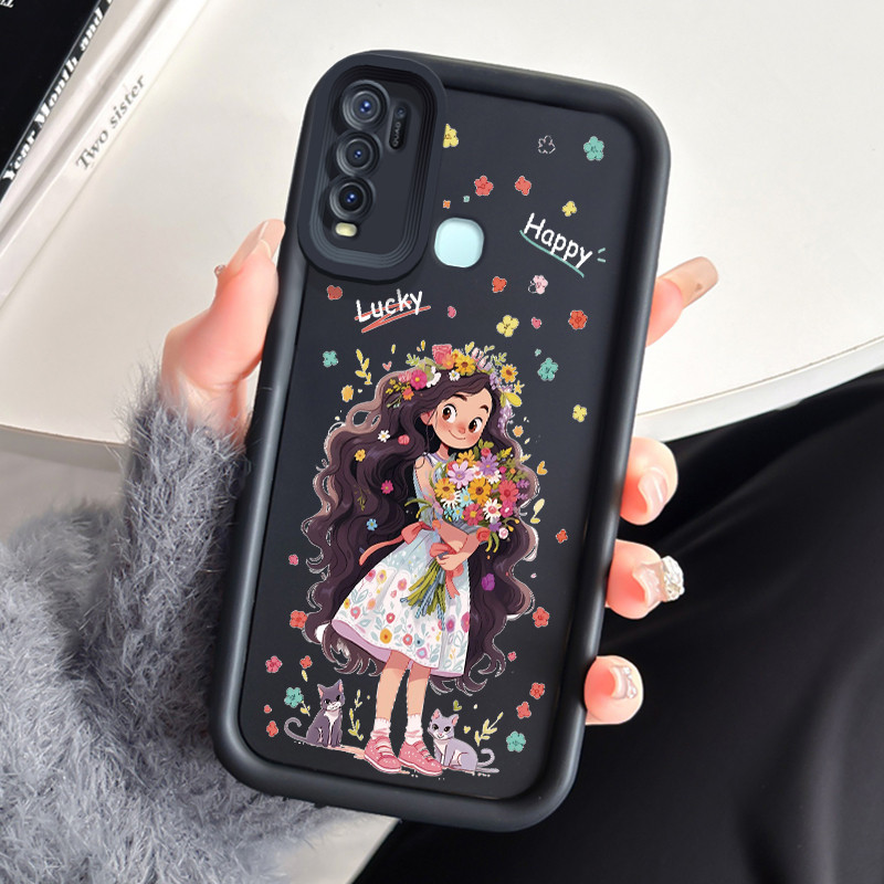 Casing Hp VIVO Y50 VIVO Y30 VIVO Y30i Case Casing ponsel cesing silikon karakter cerita cantik Softc