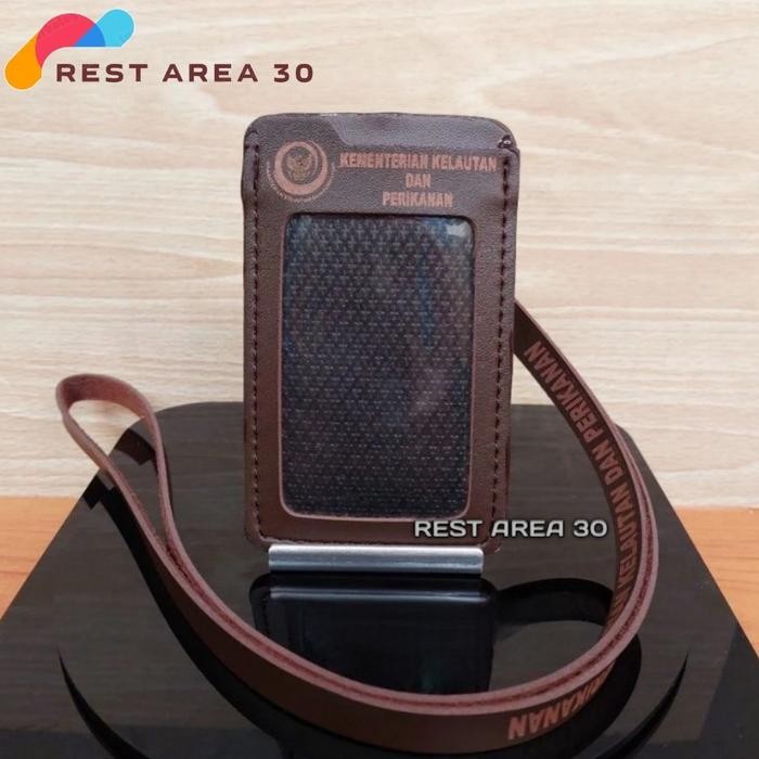 

ID Card Holder Tali Lanyard Name Tag Logo KKP