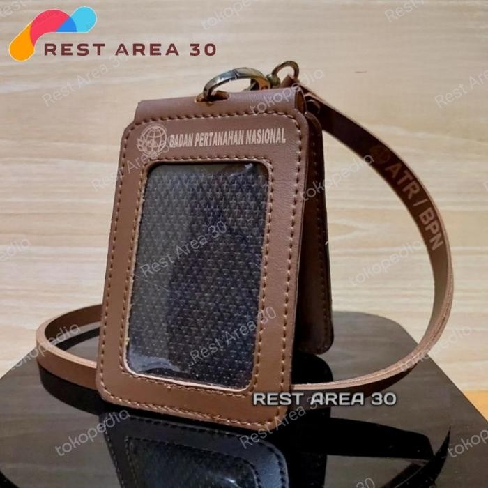

ID Card Holder Tali Lanyard Name Tag Logo ATR/BPN Model Lipat