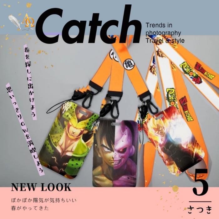 

Tempat Kartu Unik / Card Holder Model Tali Motif Dragon Ball Keren