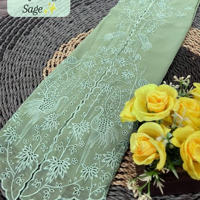 

Kain kebaya bordir terbaru terlaris termurah bahan kebaya bordir bali bahan kebaya encim