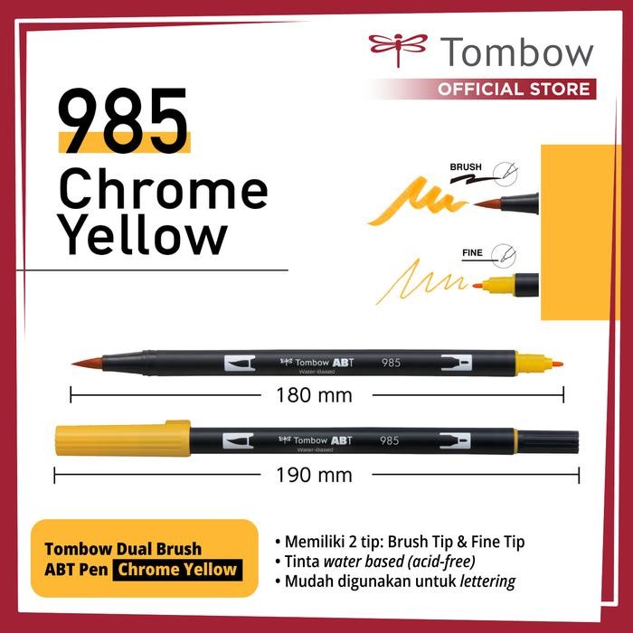 

ABT Dual Brush Pen Chrome Yellow