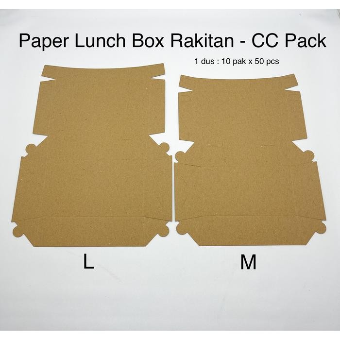 Paper Lunch Box Craft Rakitan / Selipan