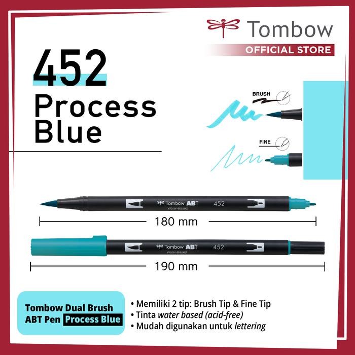 

ABT Dual Brush Pen Process Blue