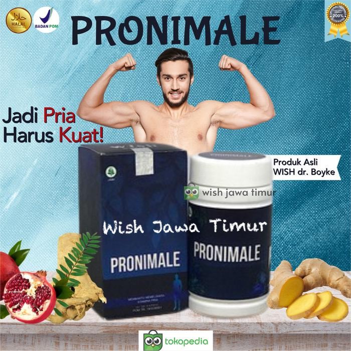 New Pronimale Promil Untuk Pria Dari Wish Dr Boyke Isi 30 Kapsul High Quality