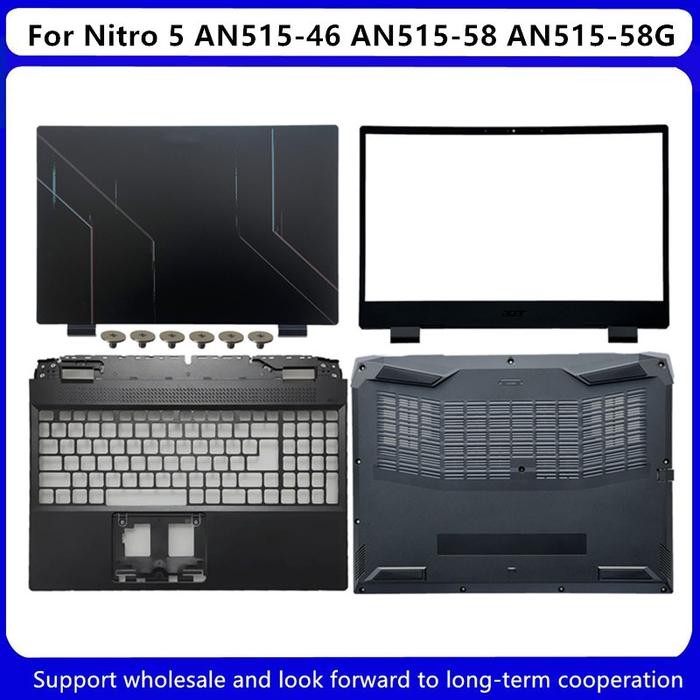 New For Acer Nitro 5 AN515-46 AN515-58 AN515-58G LCD Back AP3SY0000201/ LCD Bezel AP3SY000650/ Palmr