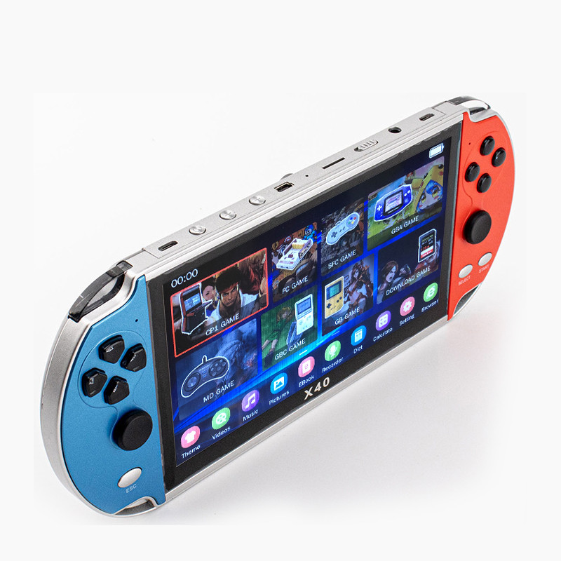 X40 Portable Game Console 7 inch Screen 16GB with 3000+ free retro
