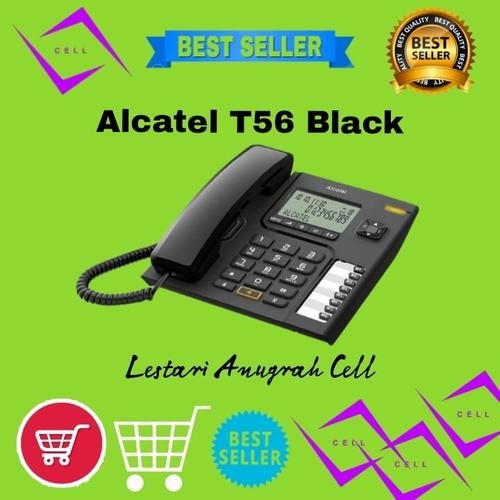 Alcatel t56 black telephone single line