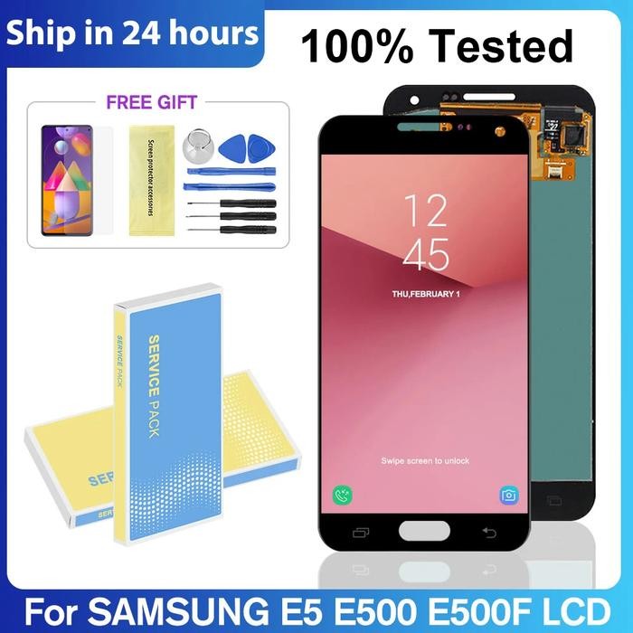 100% AMOLED For Samsung Galaxy E5 LCD Display SamsungE5 LCD Touch Screen Digitizer Assembly Replacem