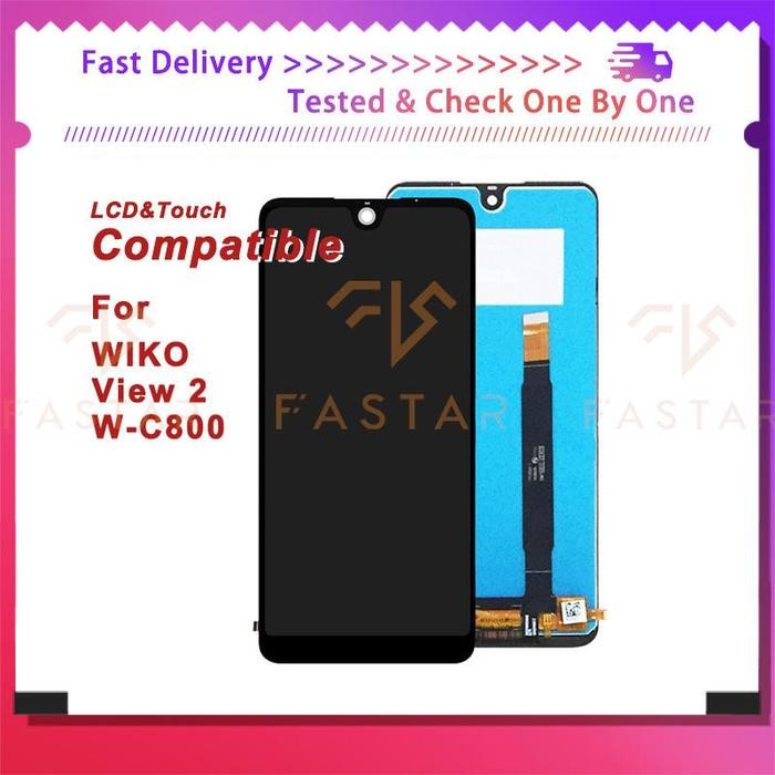 6.0"Tested For WIKO View 2 W_C800 LCD Display Touch Digitizer Assembly Replacement mobile phone Scre