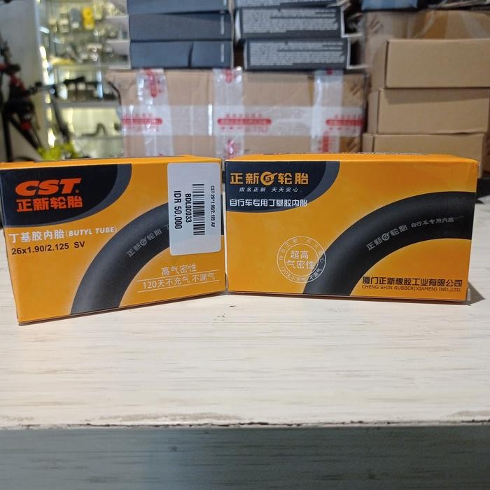 Terbaru Ban dalam CST 26 x 1.95-2.125/27.5 x 1.5-1.75 A/V Import