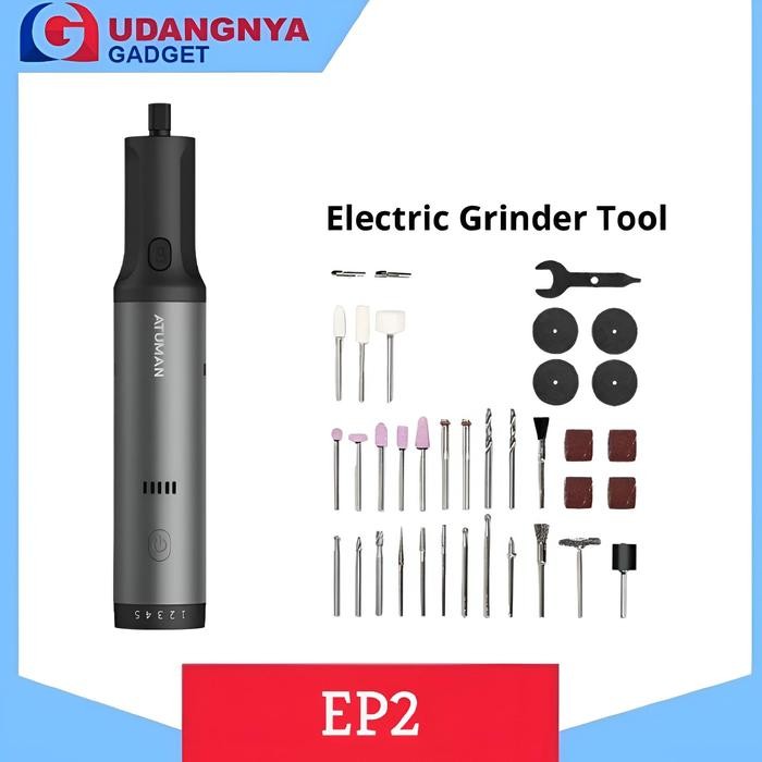 Atuman EP2 Lithium Electric Grinder Tool Polishing Engraver High Speed Lithium Battery