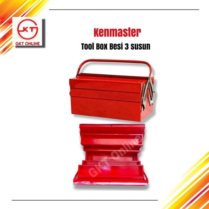 Tool Box Besi 3 Susun Kenmaster