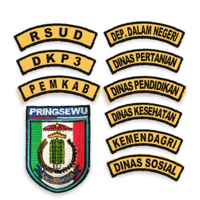 

Bed Bordir Logo Dinas Kabupaten Pringsewu - Bordir Kab Pringsewu PREMIUM