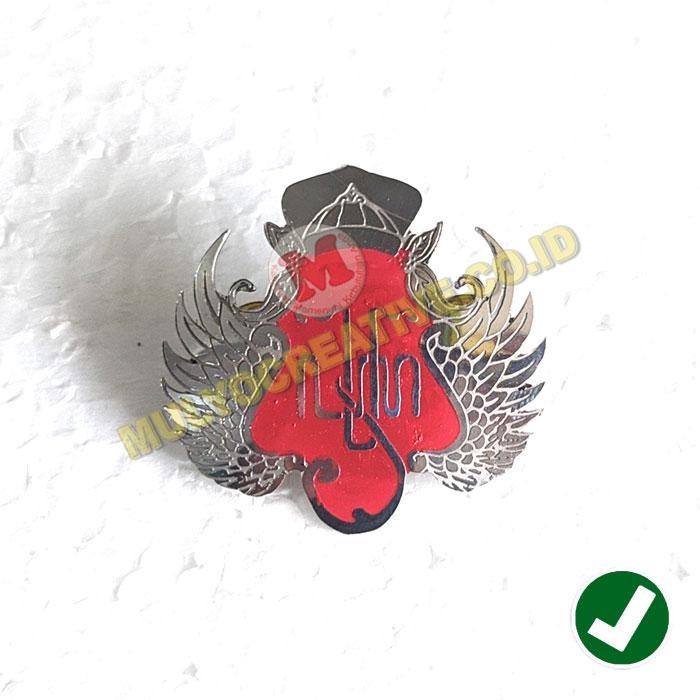 Pin Bahan Logam Logo Keraton Jogja - Pin Keraton Jogjakarta Silver PREMIUM
