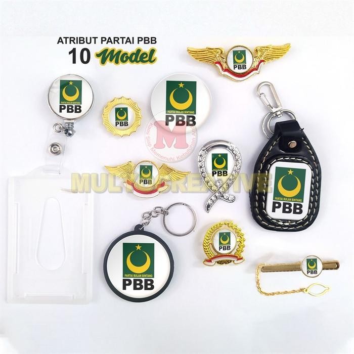 Pin PBB Aksesoris PBB Atribut Partai PBB PREMIUM