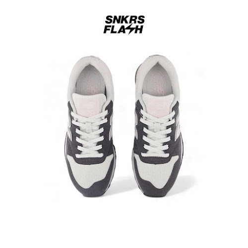 NEW BALANCE 500 WHITE BLACK Sepatu Sneakers Wanita - GW500ADO - Size 36.5