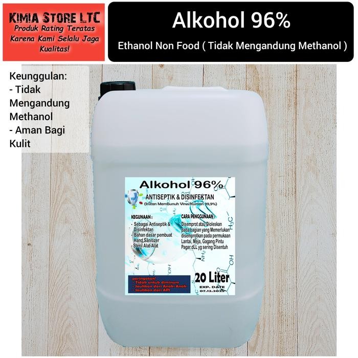 Alkohol 70% 20 liter / Alkohol 96% 20 Liter ( Alkohol Murni )