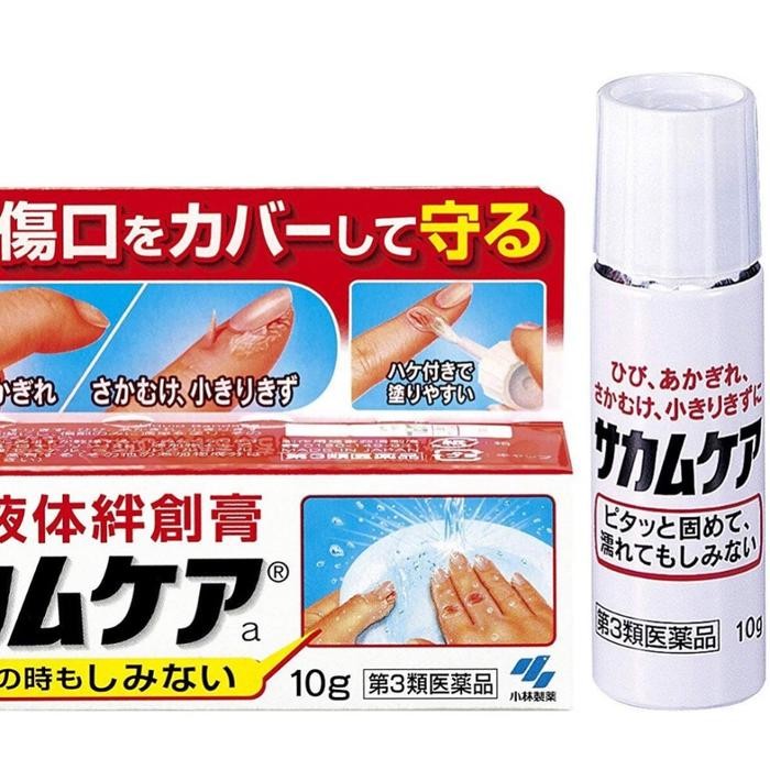 Kobayashi Sakamukea Liquid Bandage Plester Luka Transparant 10gr